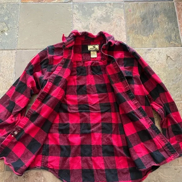 Men’s plaid field & stream shirt large - Picture 5 of 5